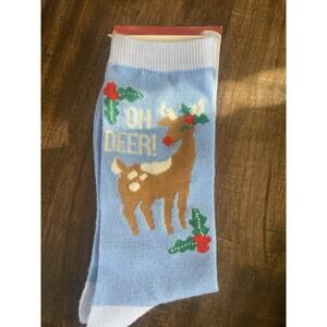 Gertex Christmas Holiday Reindeer Socks 9-11